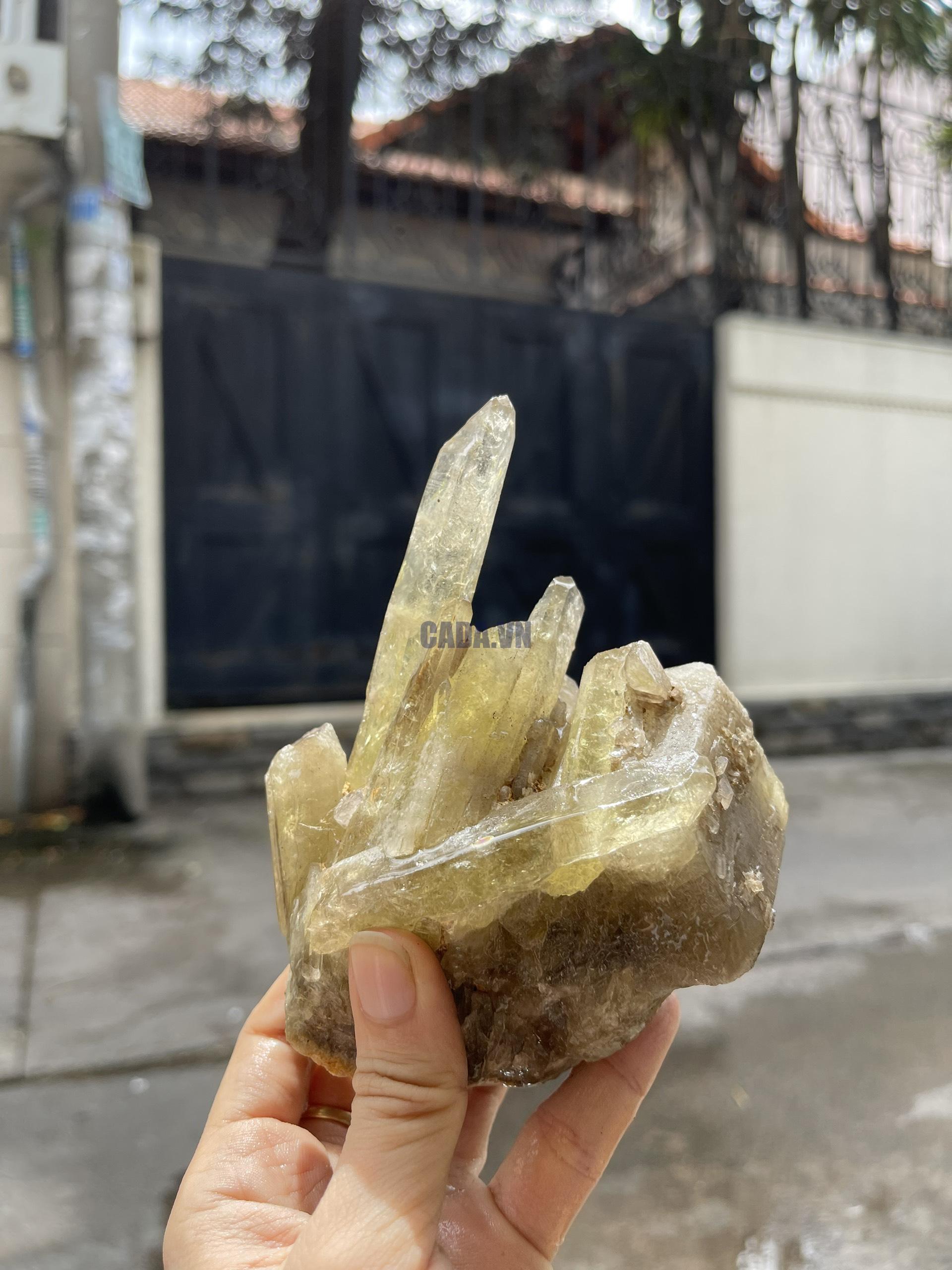 CỤM TINH THỂ THẠCH ANH VÀNG - Citrine quartz