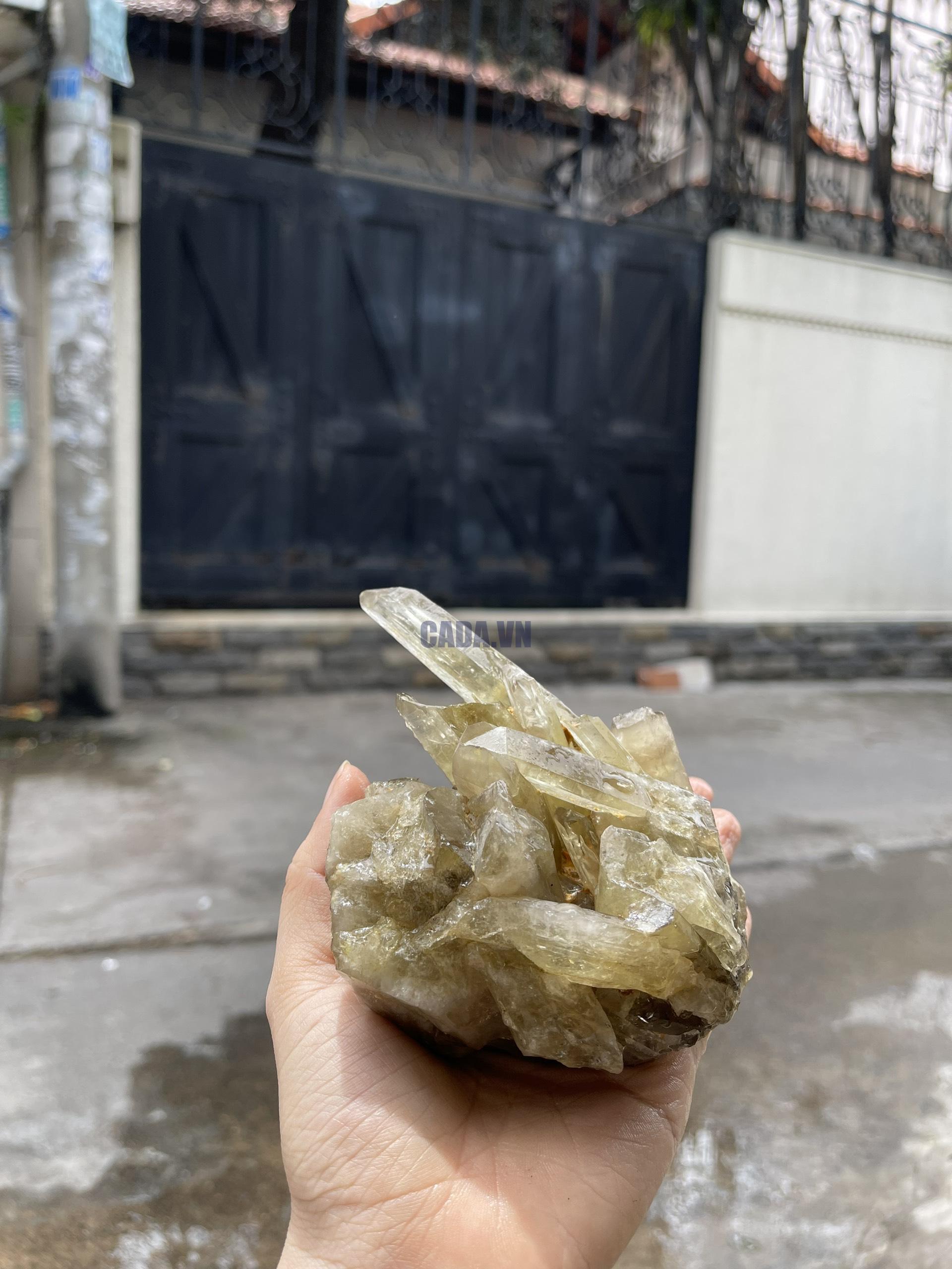 CỤM TINH THỂ THẠCH ANH VÀNG - Citrine quartz