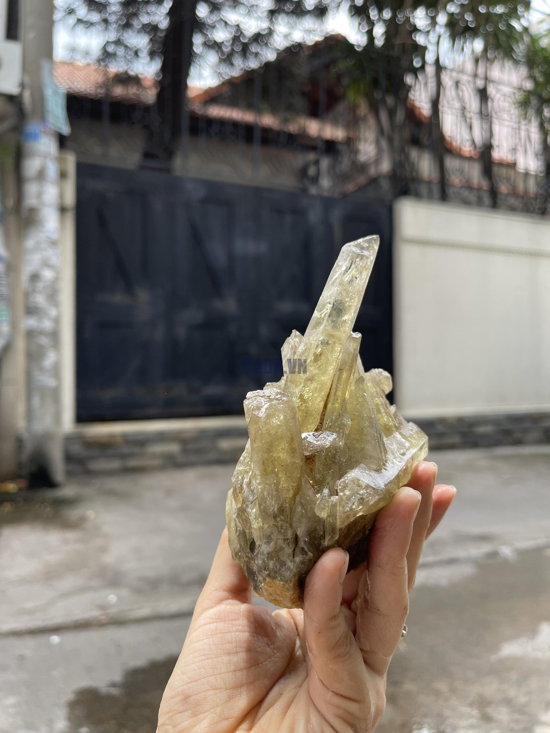 CỤM TINH THỂ THẠCH ANH VÀNG - Citrine quartz