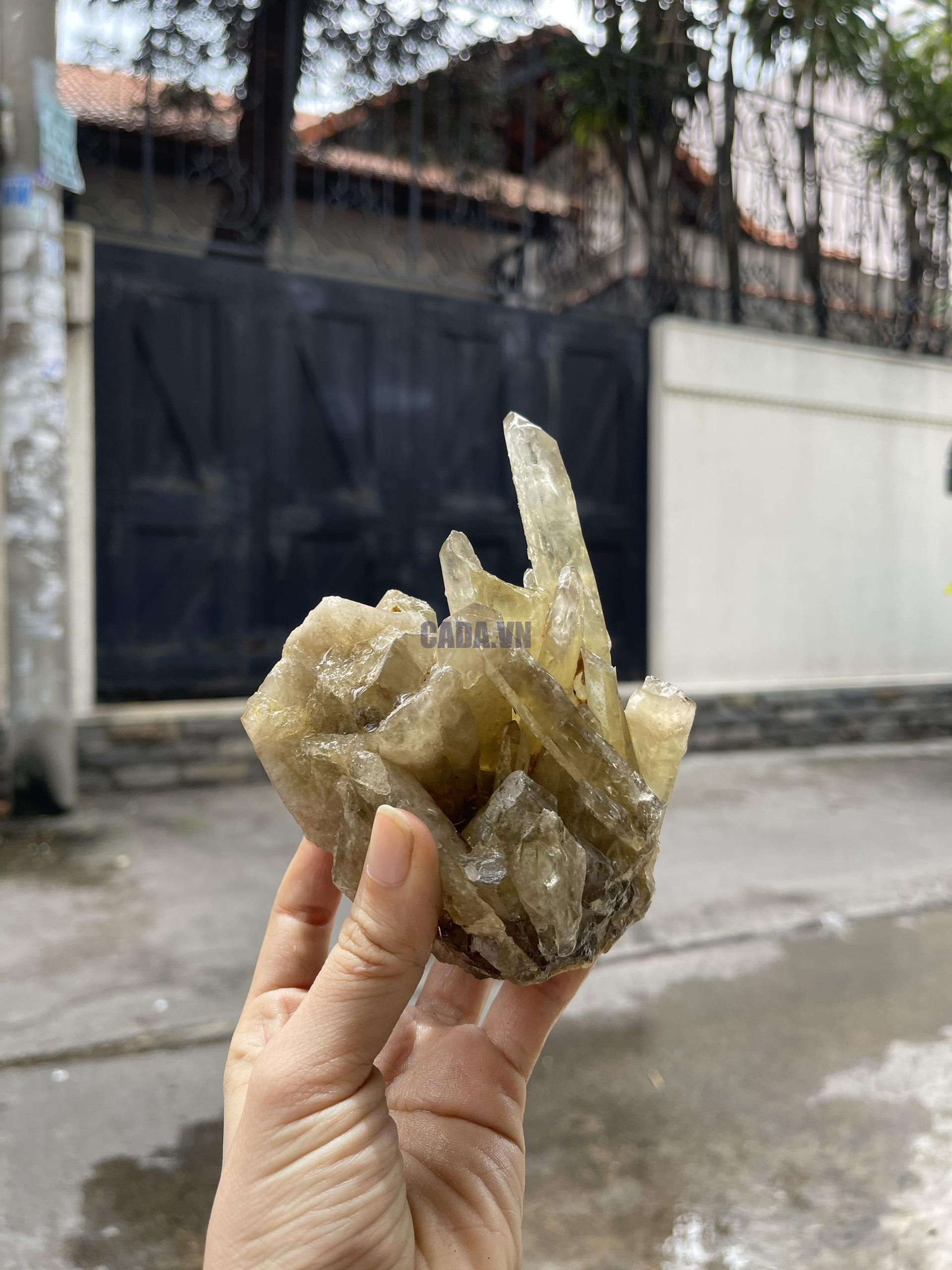 CỤM TINH THỂ THẠCH ANH VÀNG - Citrine quartz