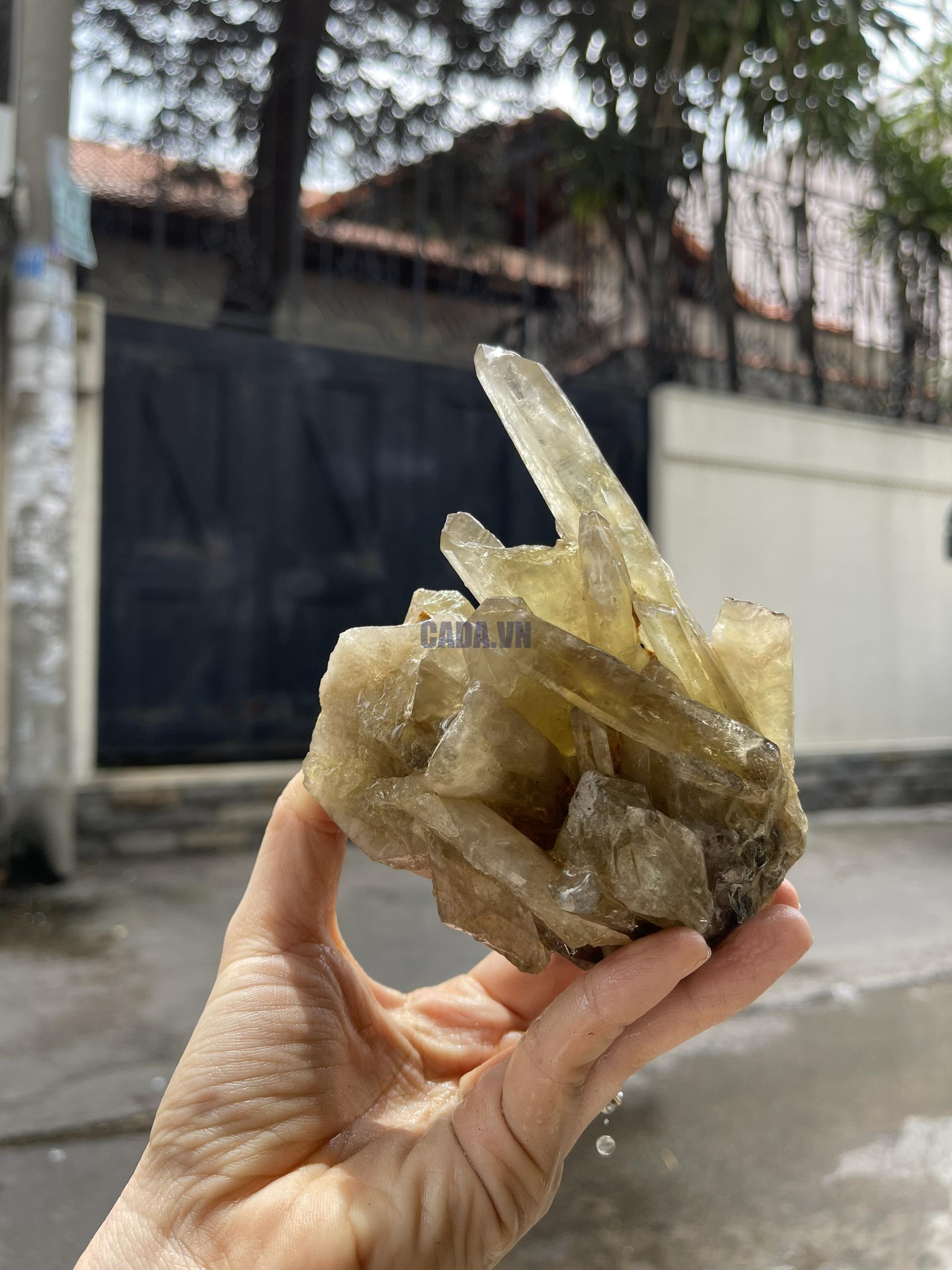 CỤM TINH THỂ THẠCH ANH VÀNG - Citrine quartz