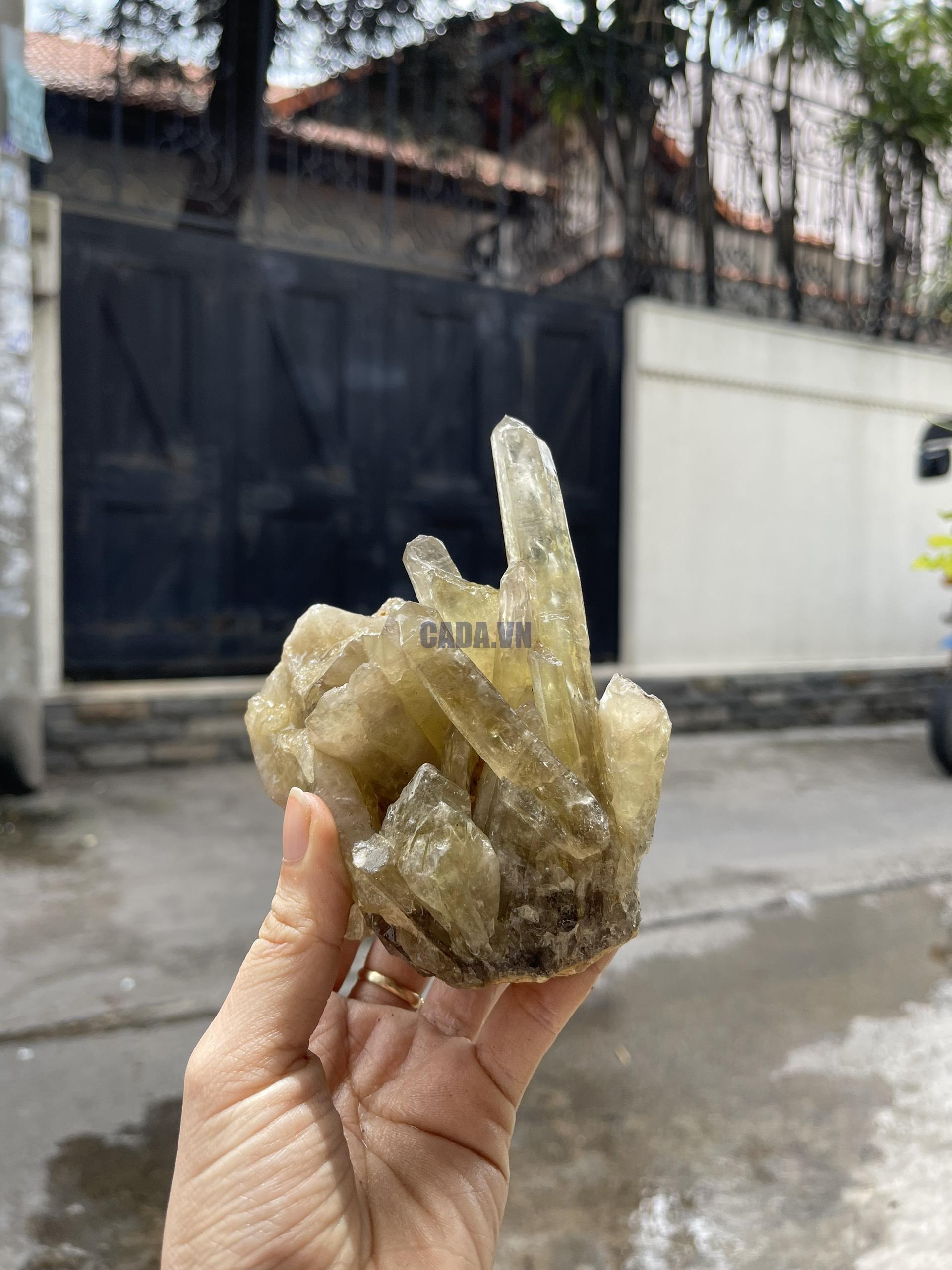 CỤM TINH THỂ THẠCH ANH VÀNG - Citrine quartz