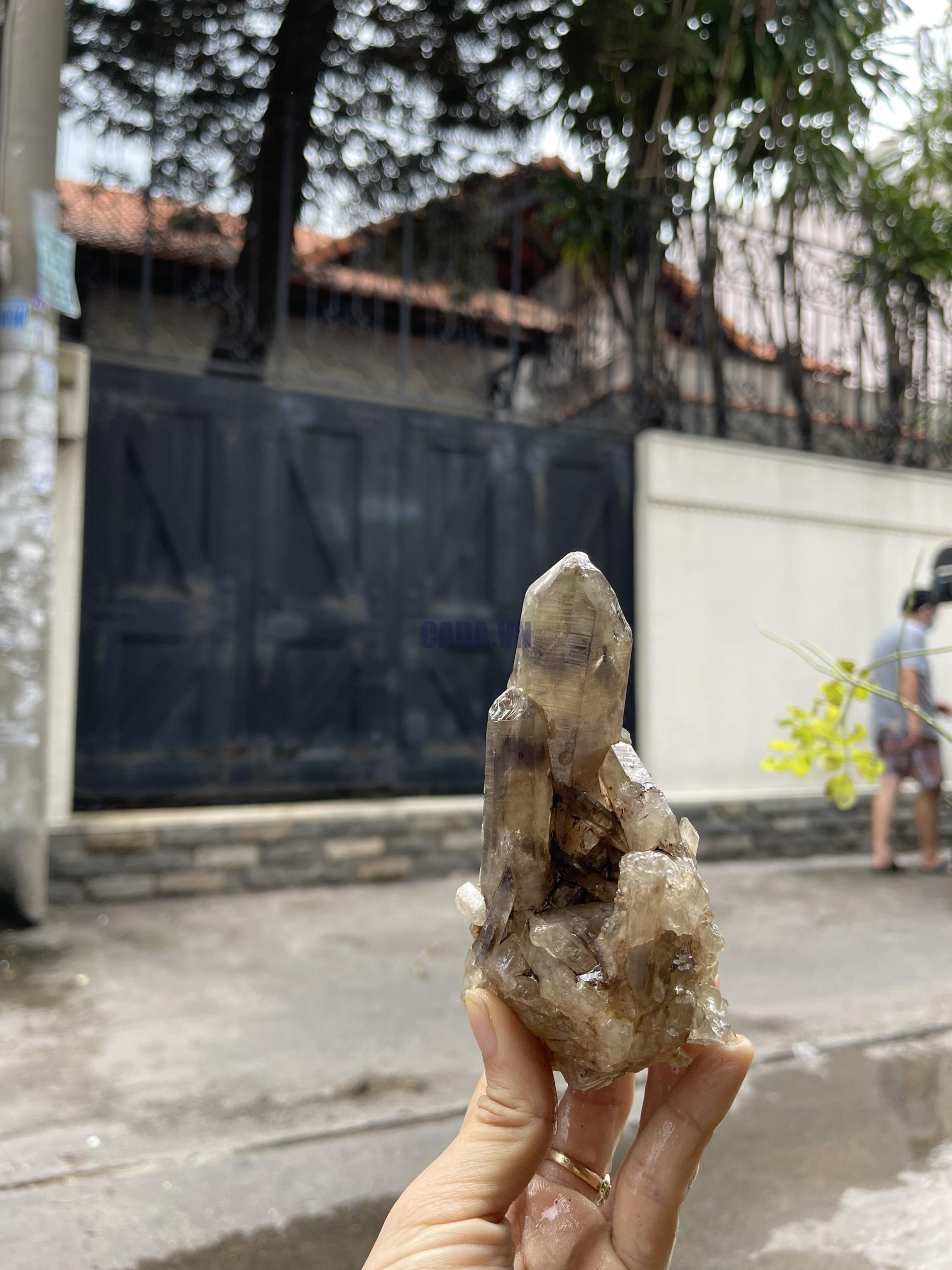 CỤM TINH THỂ THẠCH ANH KHÓI - Smoky quartz