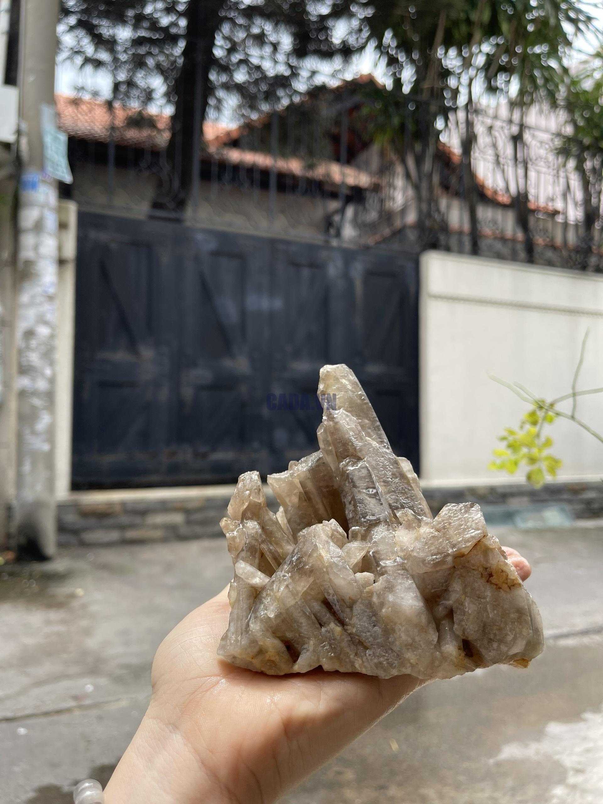 CỤM TINH THỂ THẠCH ANH KHÓI - Smoky quartz