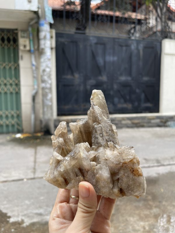 CỤM TINH THỂ THẠCH ANH KHÓI - Smoky quartz