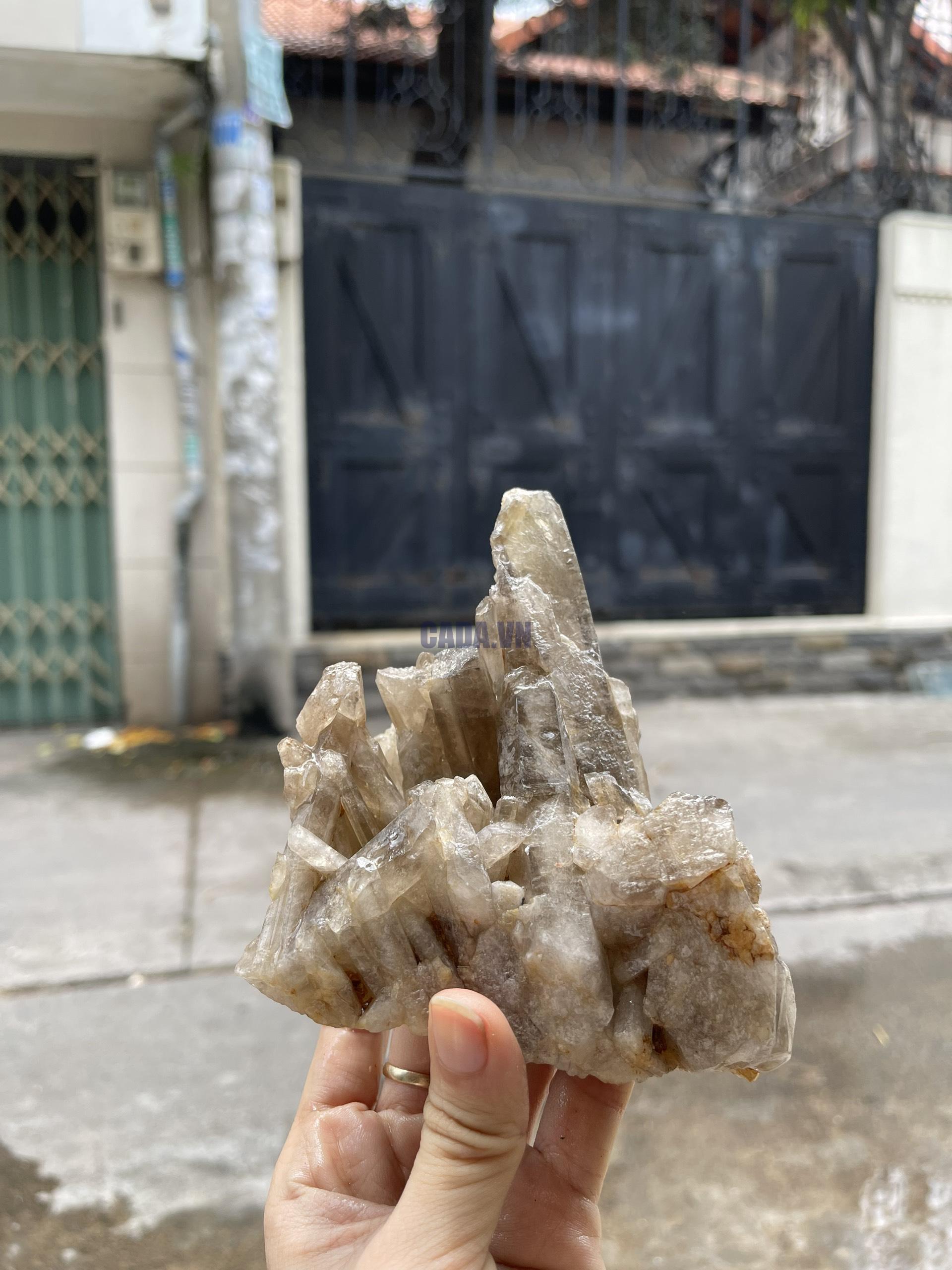 CỤM TINH THỂ THẠCH ANH KHÓI - Smoky quartz