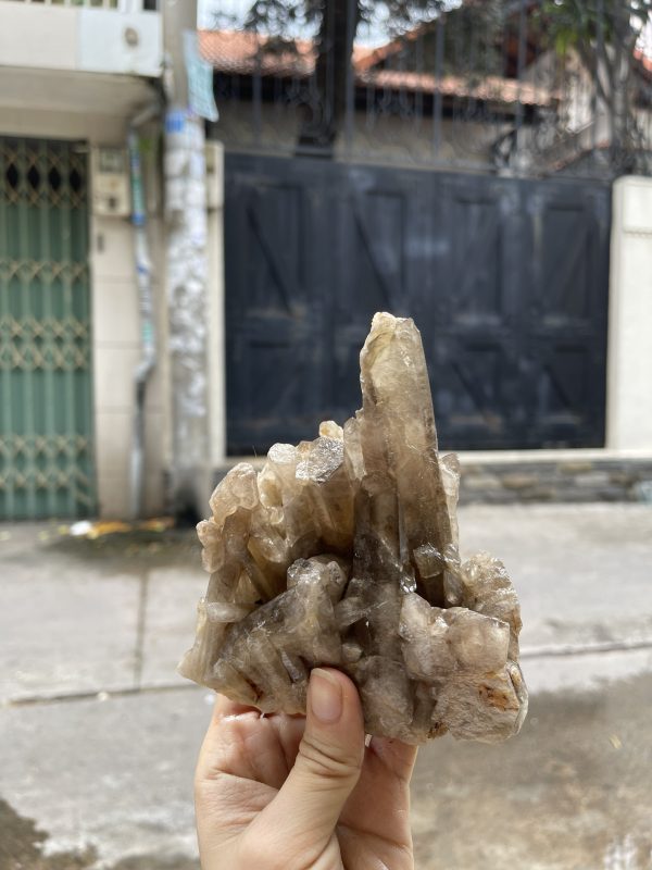 CỤM TINH THỂ THẠCH ANH KHÓI - Smoky quartz
