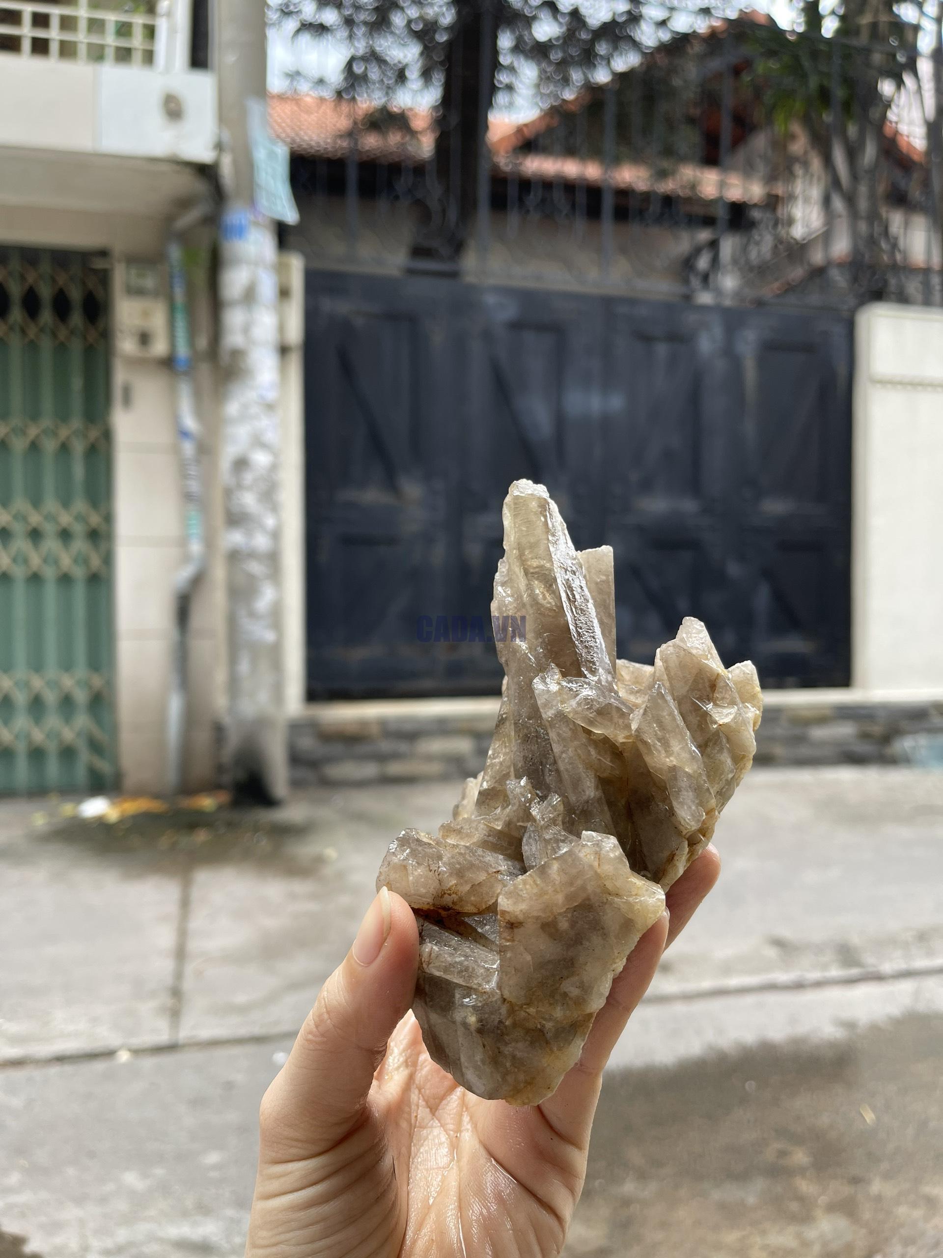 CỤM TINH THỂ THẠCH ANH KHÓI - Smoky quartz