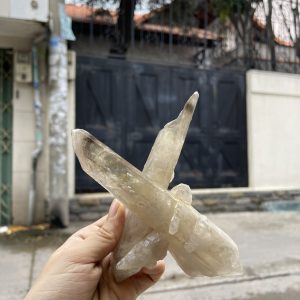 CỤM TINH THỂ THẠCH ANH KHÓI VÀNG - Smoky citrine quartz