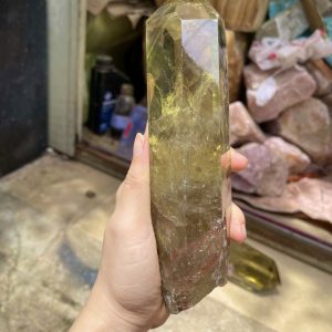 TRỤ THẠCH ANH VÀNG - CHẤT TRONG