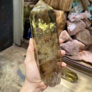 TRỤ THẠCH ANH VÀNG - CHẤT TRONG
