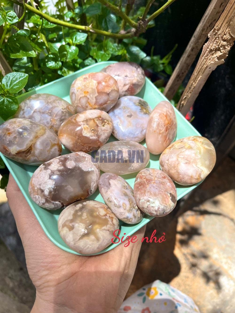 Palm Blossom Agate - Đá Ma Não Hoa Anh Đào