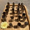 Trụ thạch anh khói - smoky quartz point - Trụ đá thanh tẩy, tarot, sưu tầm