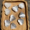 Trái tim đá selenite - Selenite Heart - Đá thanh tẩy, tarot, sưu tầm