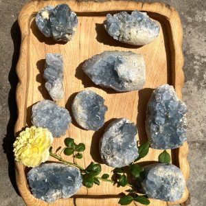 Hốc celestine - Celestine geode - Đá thanh tẩy, tarot, sưu tầm