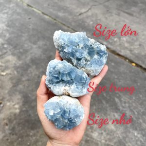 Hốc celestine - Celestine geode - Đá thanh tẩy, tarot, sưu tầm
