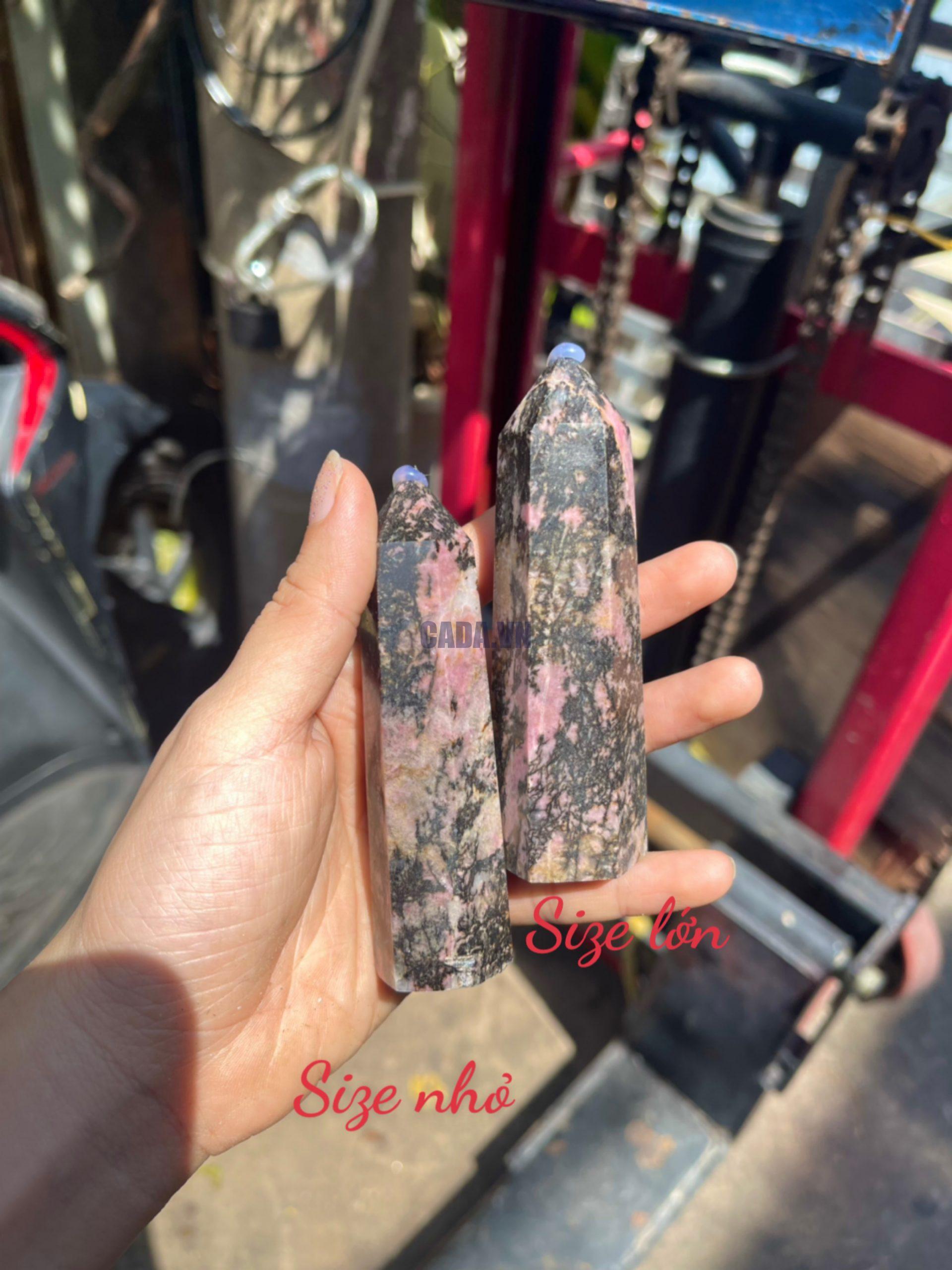 TRỤ ĐÁ TƯỜNG VI - RHODONITE POINT