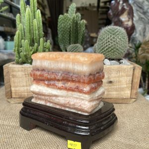 ĐÁ THỊT HEO - ĐÁ PHÚ QUÝ (HE53), KT: 14x12x6.5 CM, KL: 2.28 KG