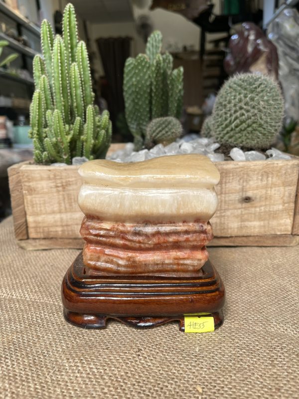 ĐÁ THỊT HEO - ĐÁ PHÚ QUÝ (HE55), KT: 11x9.5x6.5 CM, KL: 1.615 KG