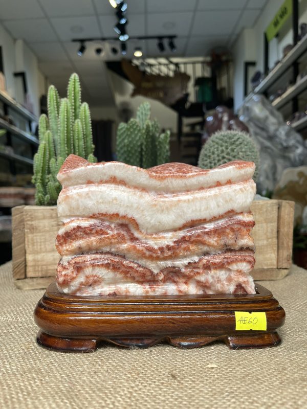 ĐÁ THỊT HEO - ĐÁ PHÚ QUÝ (HE60), KT: 13.5x15x6 CM, KL: 2.85 KG