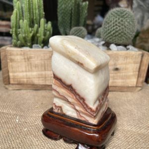 ĐÁ THỊT HEO - ĐÁ PHÚ QUÝ (HE61), KT: 13.5x6.5x6.5 CM, KL: 1.11 KG