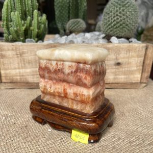 ĐÁ THỊT HEO - ĐÁ PHÚ QUÝ (HE64), KT: 10.5x8.5x5 CM, KL: 0.955 KG
