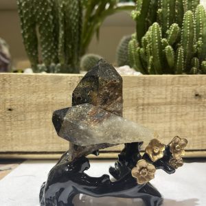 Mầm Thạch Anh Khói - Smoky Quartz (KT06), KT: 7.5x7 CM, KL: 0.195 KG
