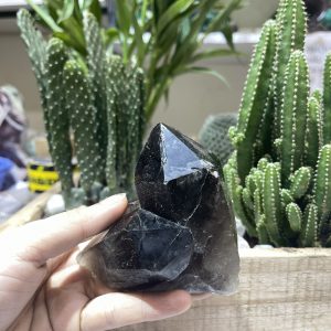 Mầm Thạch Anh Khói - Smoky Quartz (KT05), KT: 9x8.5 CM, KL: 0.325 KG