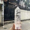 Trụ Thạch Anh Trắng trong – Clear Quartz Point, KT: 14×4.5 CM, KL: 0.325 KG (TTT152)