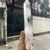 Trụ Thạch Anh Trắng trong – Clear Quartz Point, KT: 24×4.5 CM, KL: 0.59 KG (TTT166)