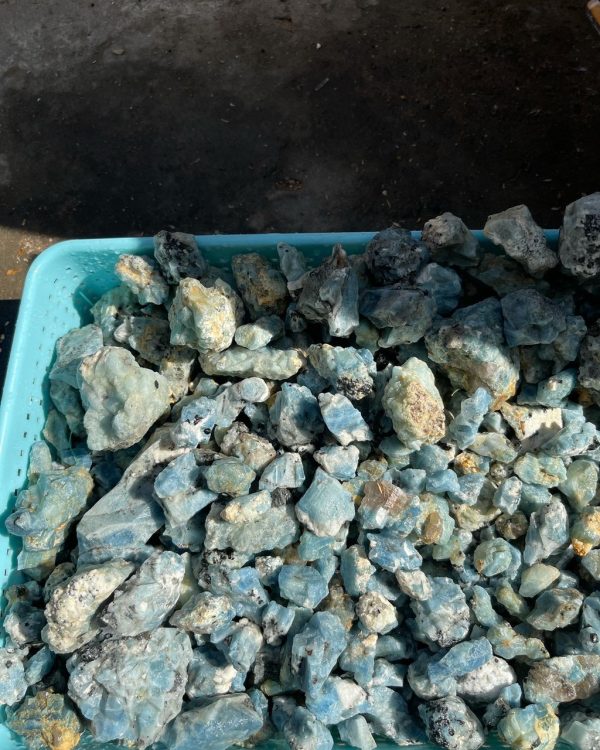Đá Aquamarine thô - đá Ngọc Hải Lam - đá thanh tẩy, tarot, sưu tầm