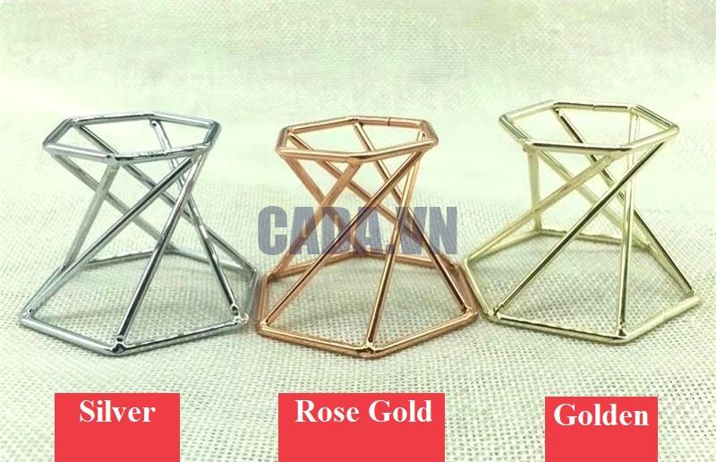 Đế trang trí kim loại dành cho bi cầu phong thủy