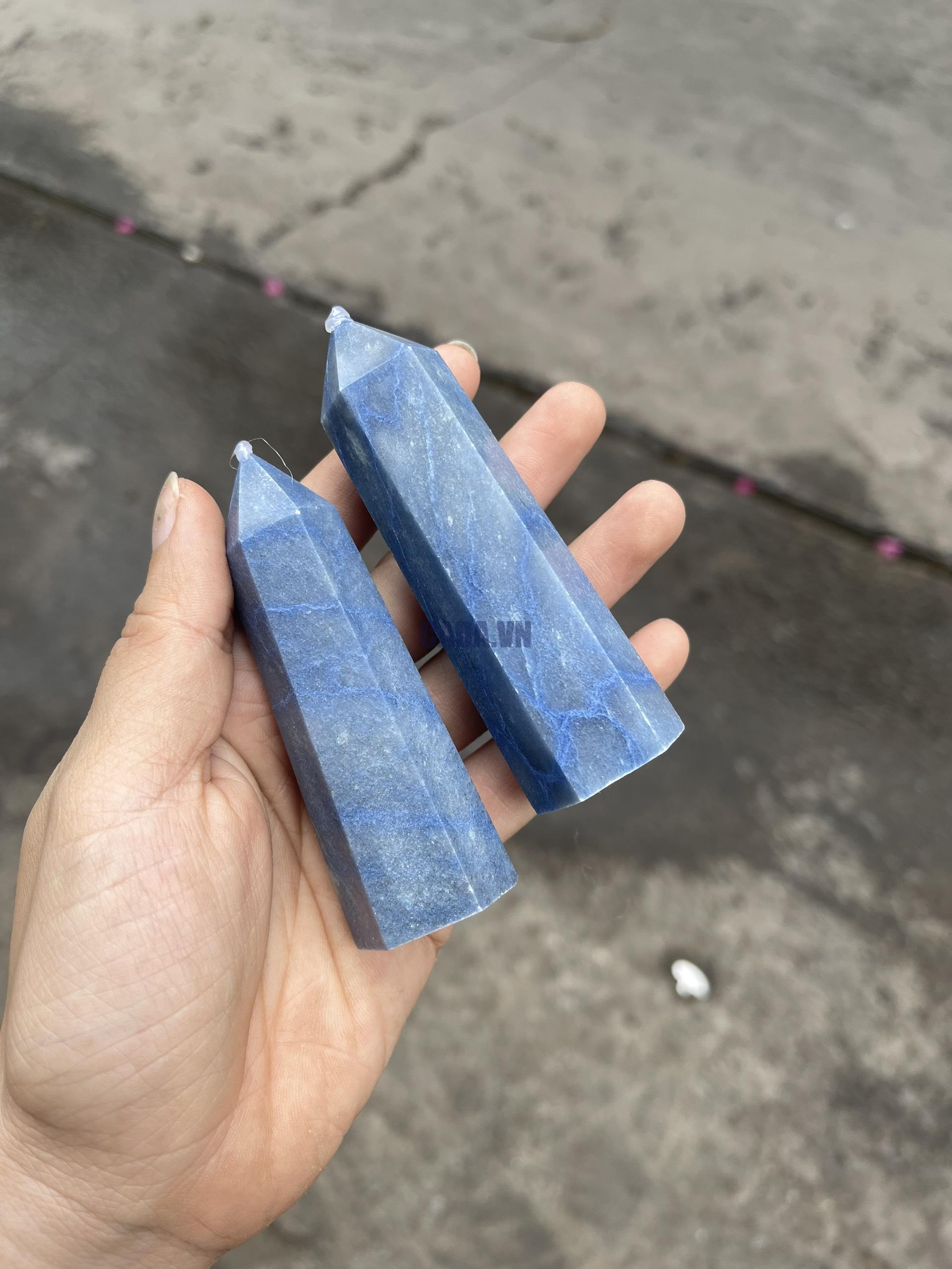Trụ đá Aventurine xanh dương – Blue Aventurine Point