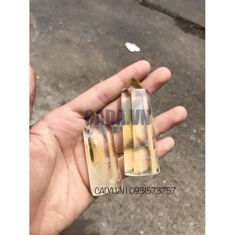 Trụ Thạch Anh Vàng - Citrine Point (cao 5.5-7CM)