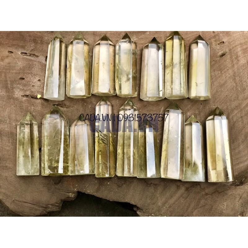 Trụ Thạch Anh Vàng - Citrine Point (cao 5.5-7CM)