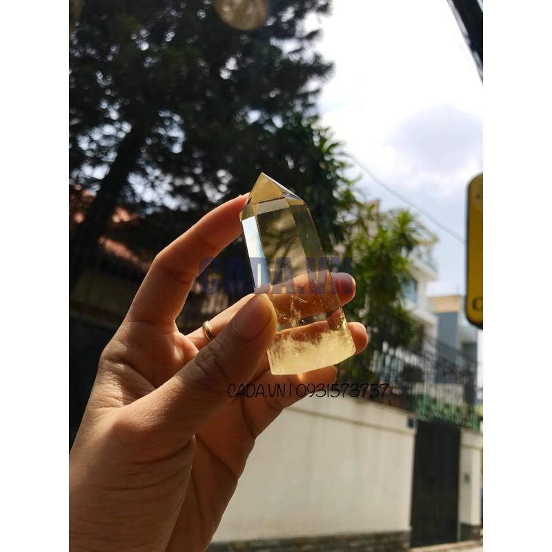 Trụ Thạch Anh Vàng - Citrine Point (cao 6-9CM)