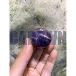 Bi cầu Thạch Anh Tím mini - Amethyst (ĐK - 2.5 CM)