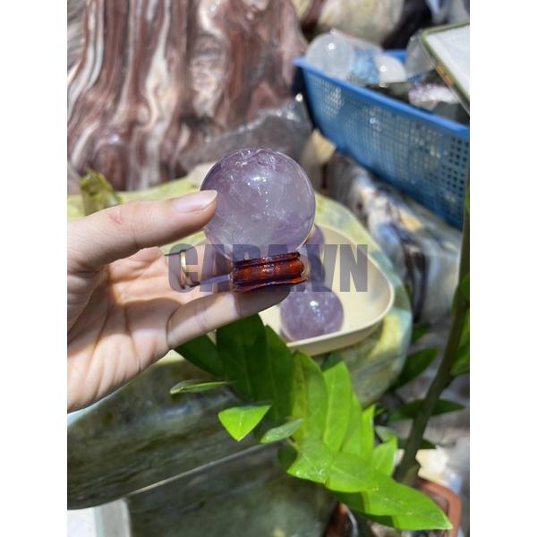 Bi cầu Thạch Anh Tím chất trong - Sphere Amethyst | Bi cầu thanh tẩy, tarot, sưu tầm