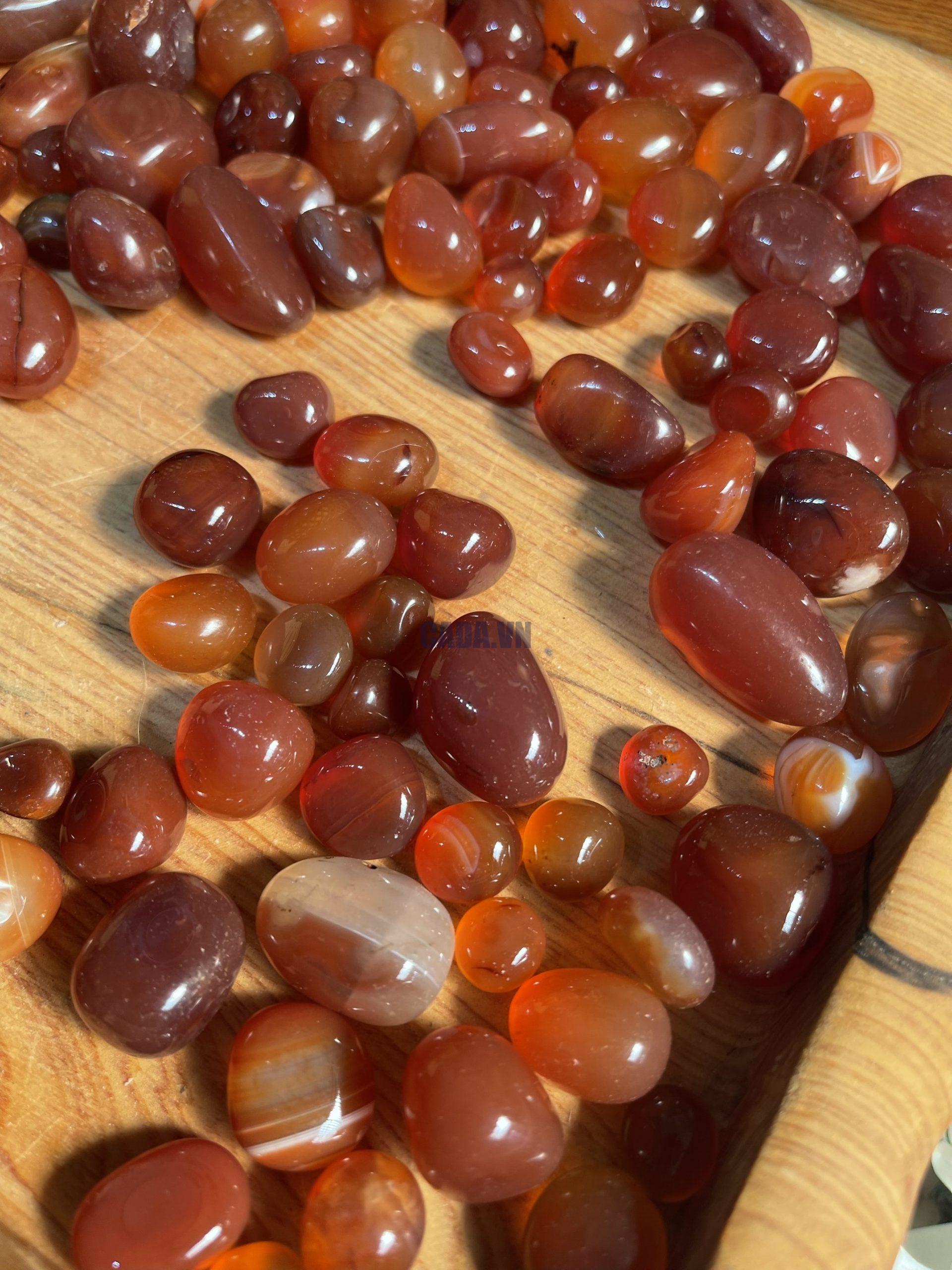 Tumbled Carnelian - Đá Carnelian