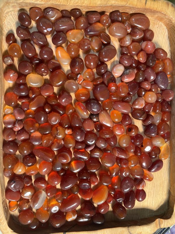 Tumbled Carnelian - Đá Carnelian