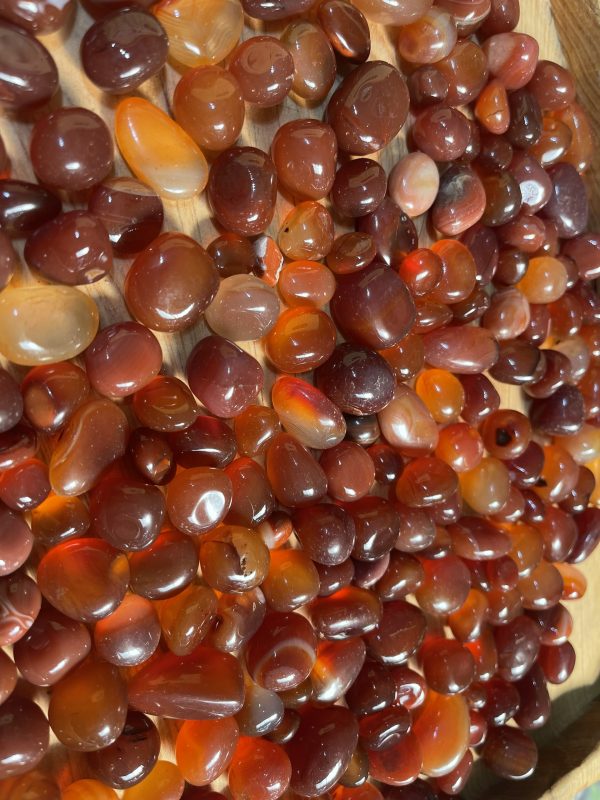 Tumbled Carnelian - Đá Carnelian
