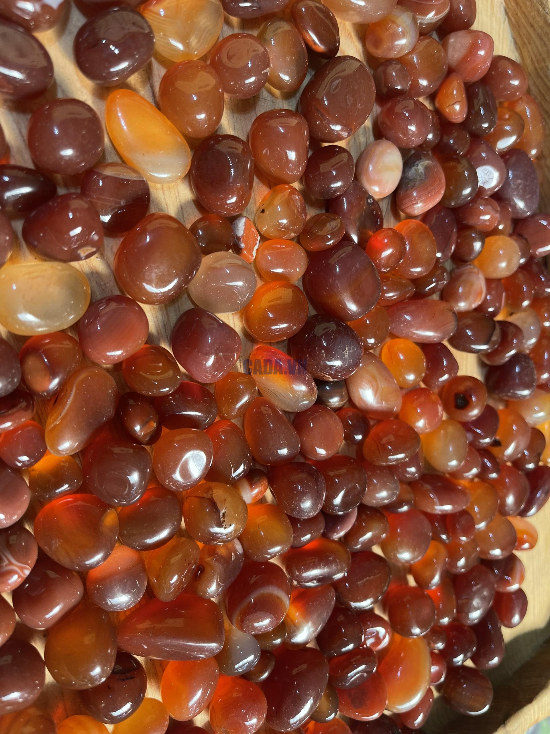 Tumbled Carnelian - Đá Carnelian