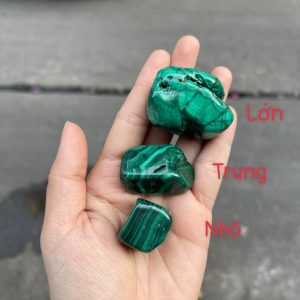 Tumbled Malachite - Đá Lông Công - Đá Khổng Tước