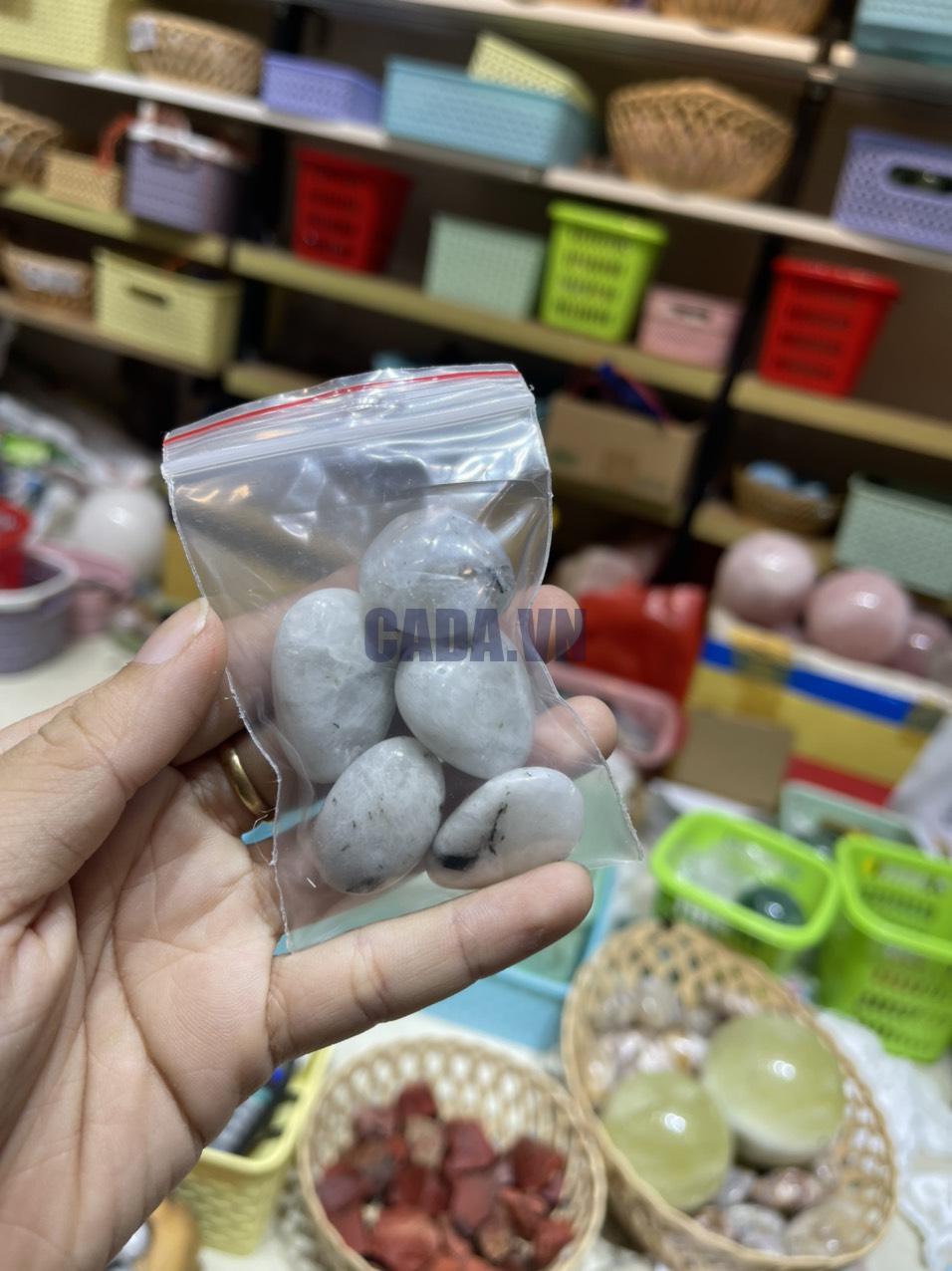 Tumbled Moonstone - đá Mặt Trăng dạng sỏi