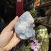 ĐÁ TINH THỂ CELESTINE, KL: 0.65 KG, KT: 9×6.5 CM (CLT15)