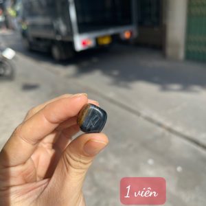Blue Tiger Eye Tumbled - Đá Mắt Hổ Xanh dạng sỏi | Đá thanh tẩy, sưu tầm
