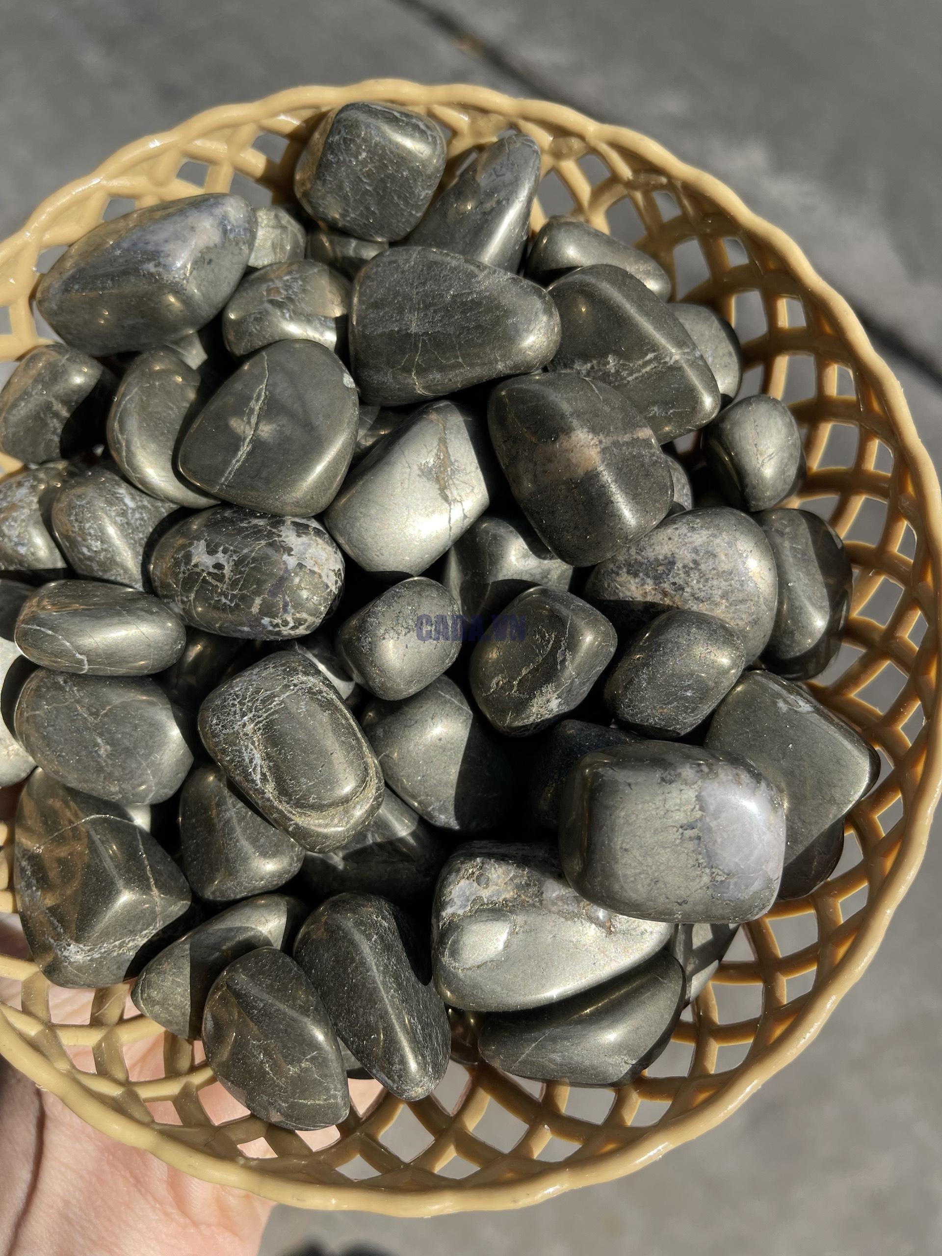 Pyrite Tumbled Stones | Đá thanh tẩy, sưu tầm