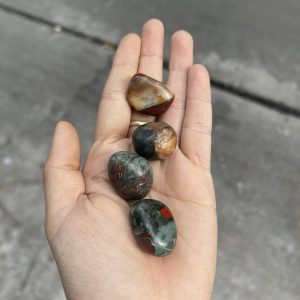 BloodStone Tumbled - BloodStone dạng sỏi | Đá thanh tẩy, sưu tầm