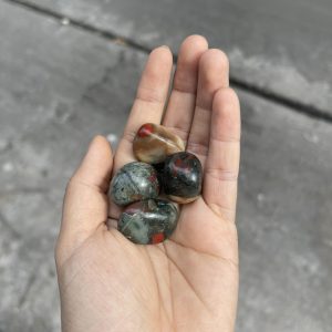 BloodStone Tumbled - BloodStone dạng sỏi | Đá thanh tẩy, sưu tầm