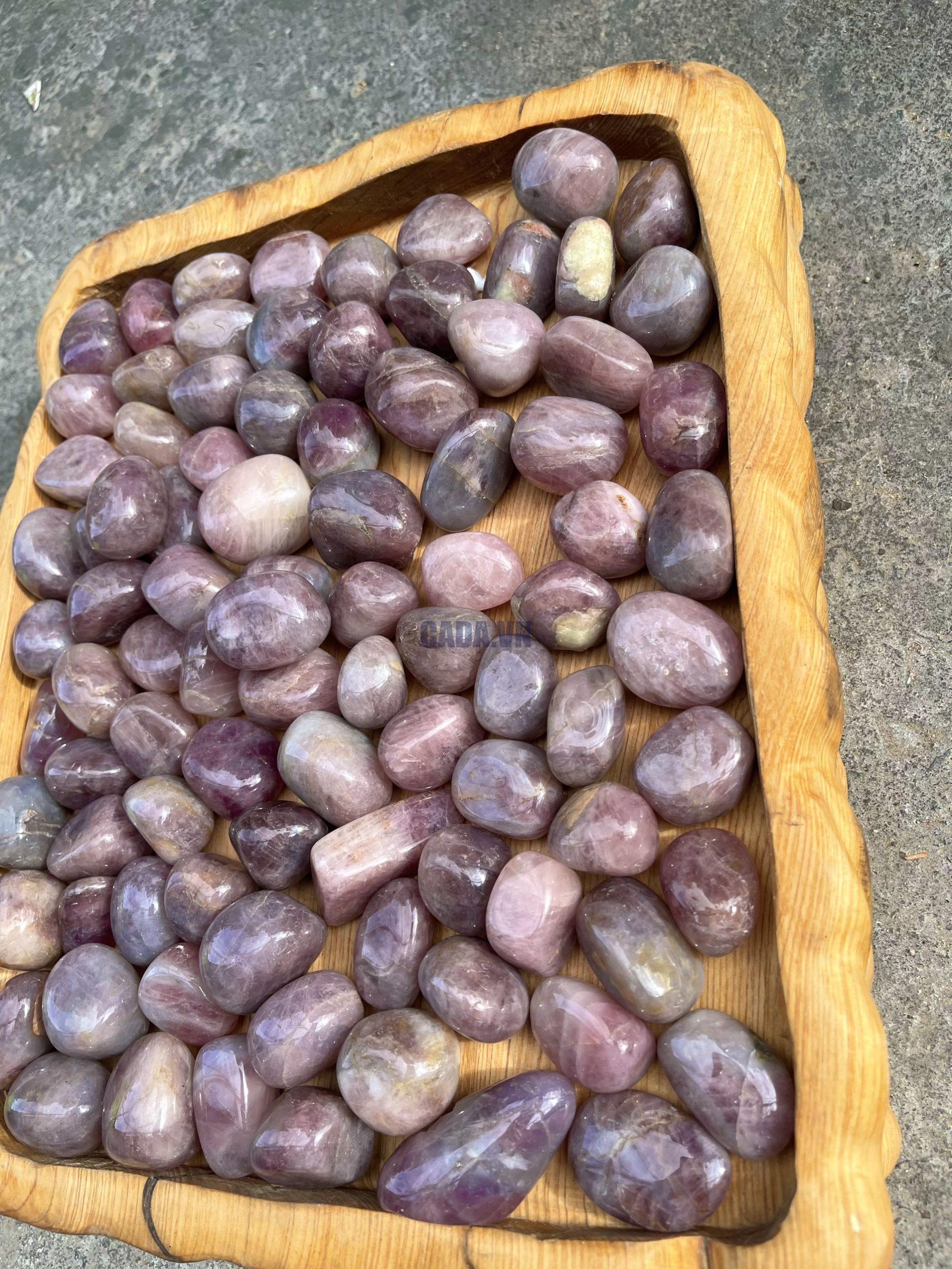 Pink Amethyst Tumbled - Thạch Anh Tím Hồng